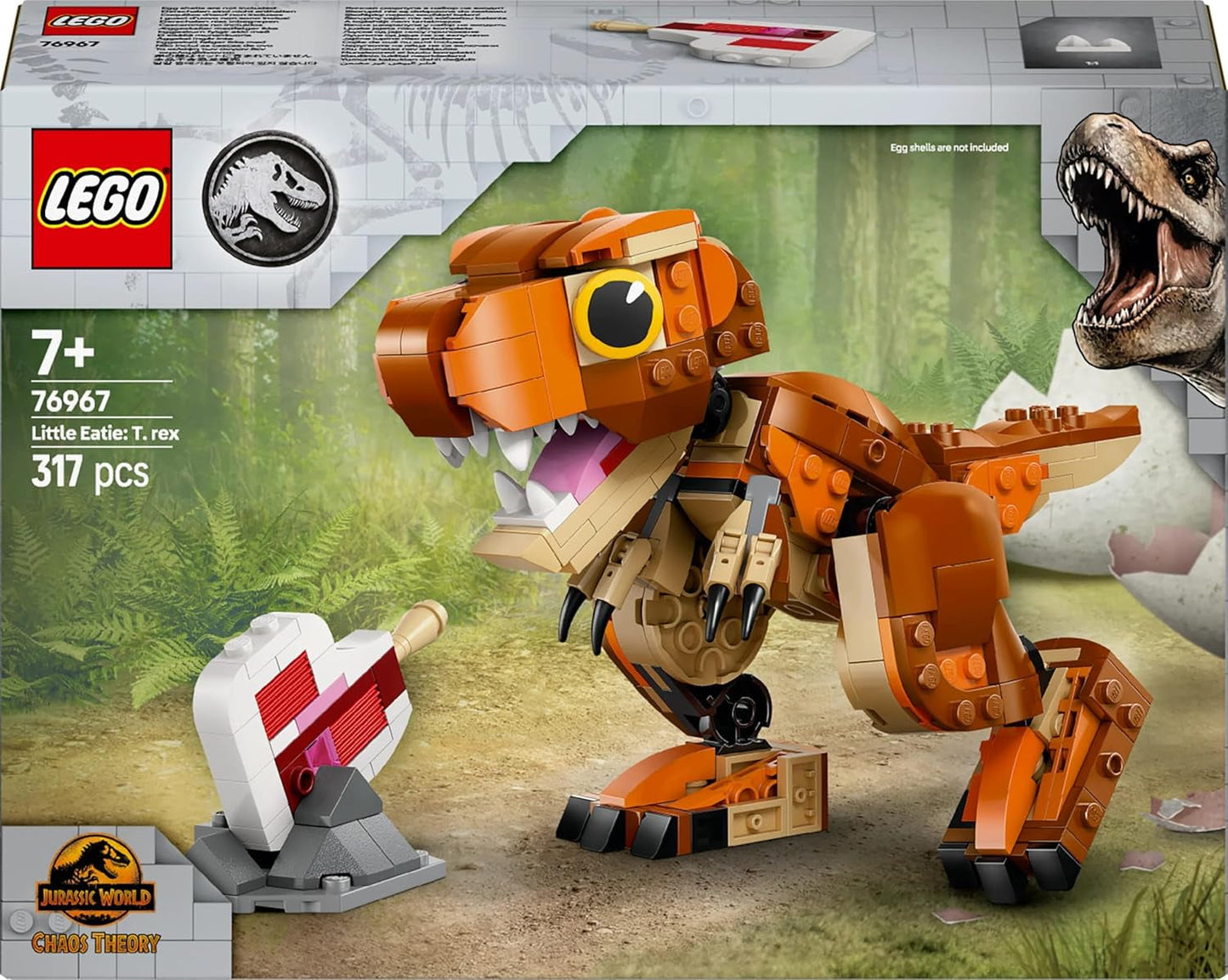 LEGO Jurassic World Little Eatie: T.Rex bouwspeelgoed voor jongens en meisjes 7 jaar oude dinosaurusbouwset Kindercadeaumodel met beweegbare mond, kop en staart 76967 Bouwsets Besuchen in LEGO-Store