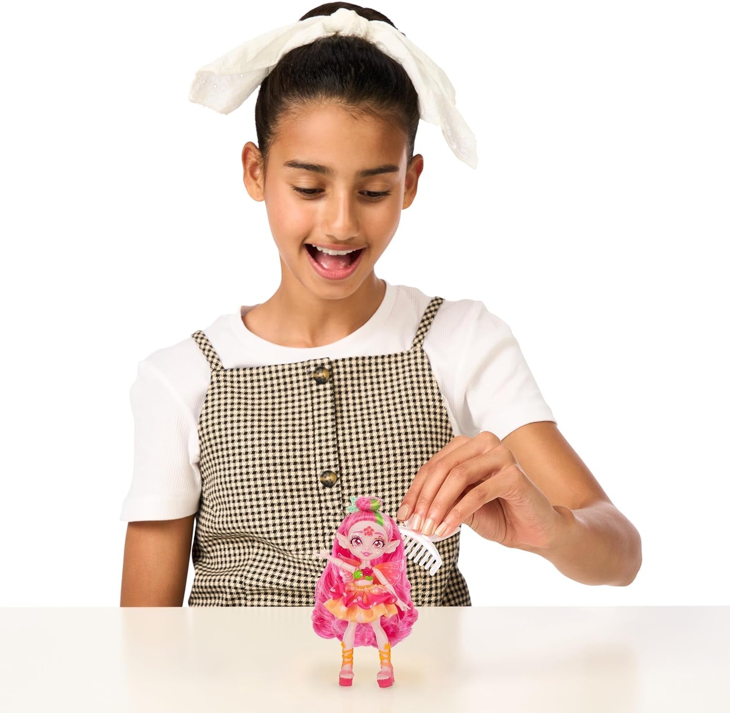 Pixlings Faye Deer Doll: De magische onthulling van de prachtige en gedetailleerde Pixlings-pop van 16,5 cm in een fles met magische drankjes