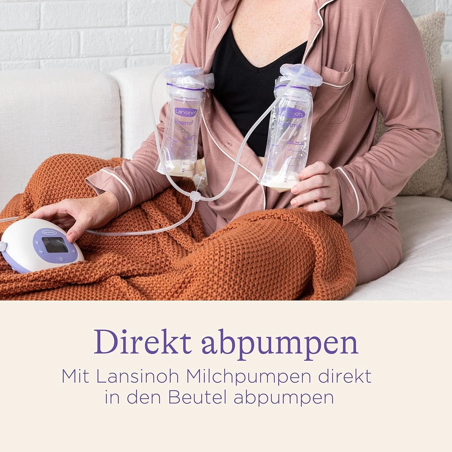Lansinoh Muttermilchbeutel - 25 Stück - Zum Sicheren Aufbewahren Und Einfrieren Von Muttermilch - Hygienisch & Platzsparend Accessoires Voeding en borstvoeding Bebe Naty Shop