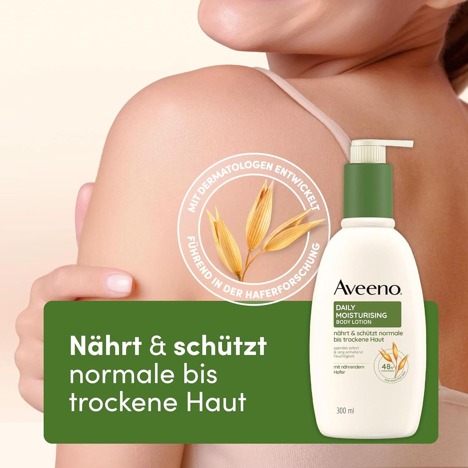 Aveeno Dagelijkse vochtinbrengende bodylotion, 300 ml Cosmetica en schoonheid Naty Shop
