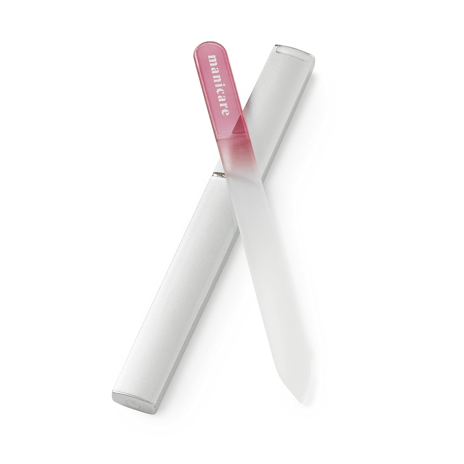 Nagelvijl gevoerd Natuurlijke en kunstmatige nagelvijl Dubbelzijdig Medium korrel Sterk Heavy Duty Thuissalon Professionele manicure pedicure 2 stuks