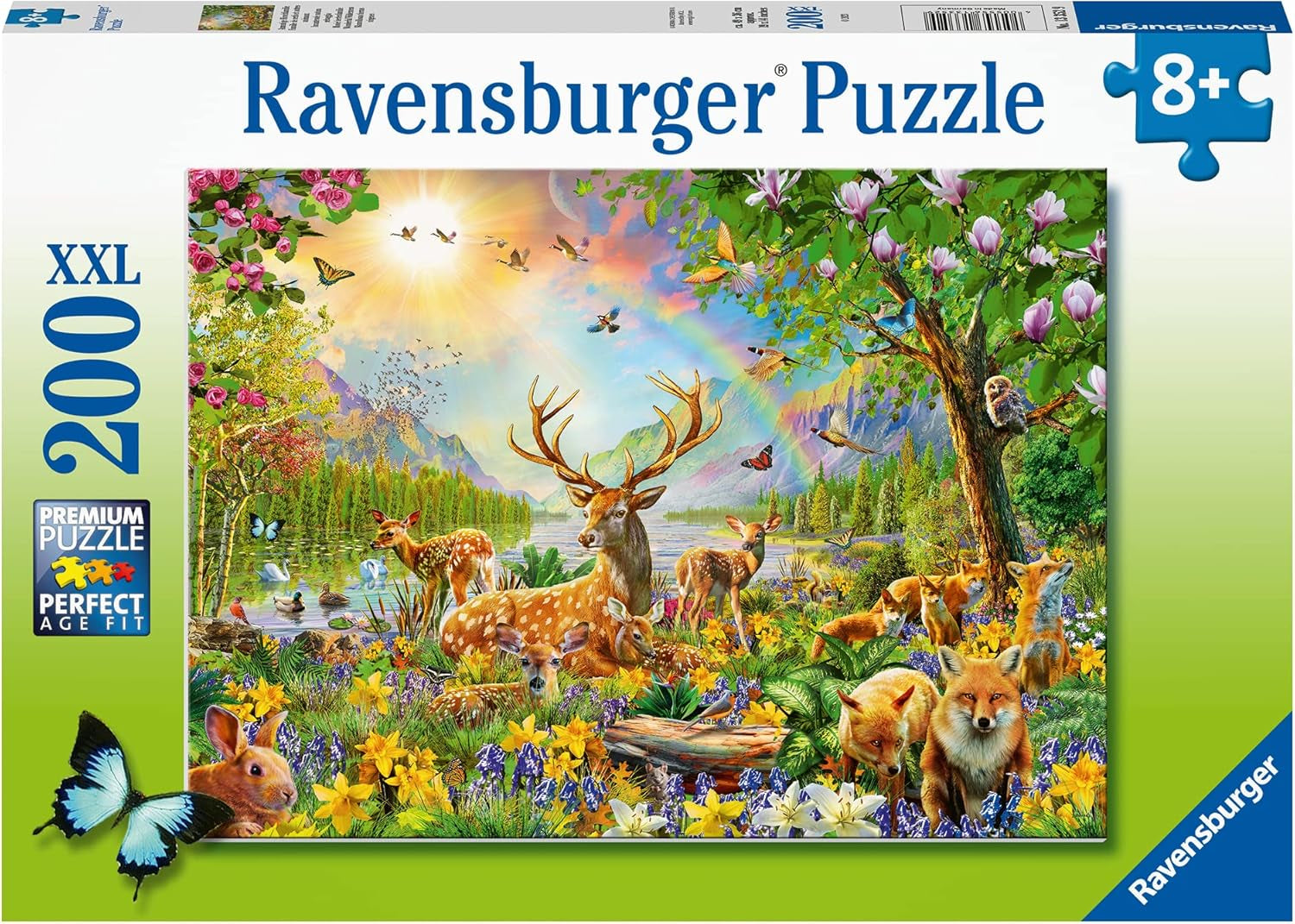 Ravensburger legpuzzel voor kinderen - 13352 Sierlijke hertenfamilie - Legpuzzel van 200 stukjes voor kinderen vanaf 8 jaar Puzzel Naty Shop Standaardtitel