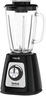 Tefal BL435831 BL4358 Keukenmixer, Glas, 1,75 Liter, Schwarz Kitchen Naty Shop