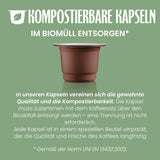 Caffè Vergnano 1882 - Èspresso Kompostierbare Kaffeekapseln , Compatibel met Nespresso, Intenso (Intenso) - Packung Enthält 100 Kapseln