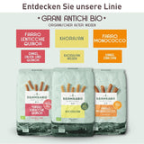 Biologische Penne Rigate Pasta N.91 - 500g van Khorasan Tarwe - Oude tarwe, rijk aan eiwitten, 100% verbouwd in Italië - Veelzijdig in de keuken en rijk aan voedingsstoffen