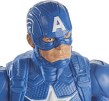Marvel Avengers Titan Hero Series Blast Gear Captain America-actiefiguur 30 cm groot speelgoed voor 4+ jaar oud Blauwe actiefiguren Naty Shop