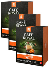 Espresso Forte 36 Kapseln für Nespresso Kaffee Maschine - 8/10 Intensiteit - UTZ-gecertificeerde Kaffeekapseln uit Aluminium (Verpakking met 3)