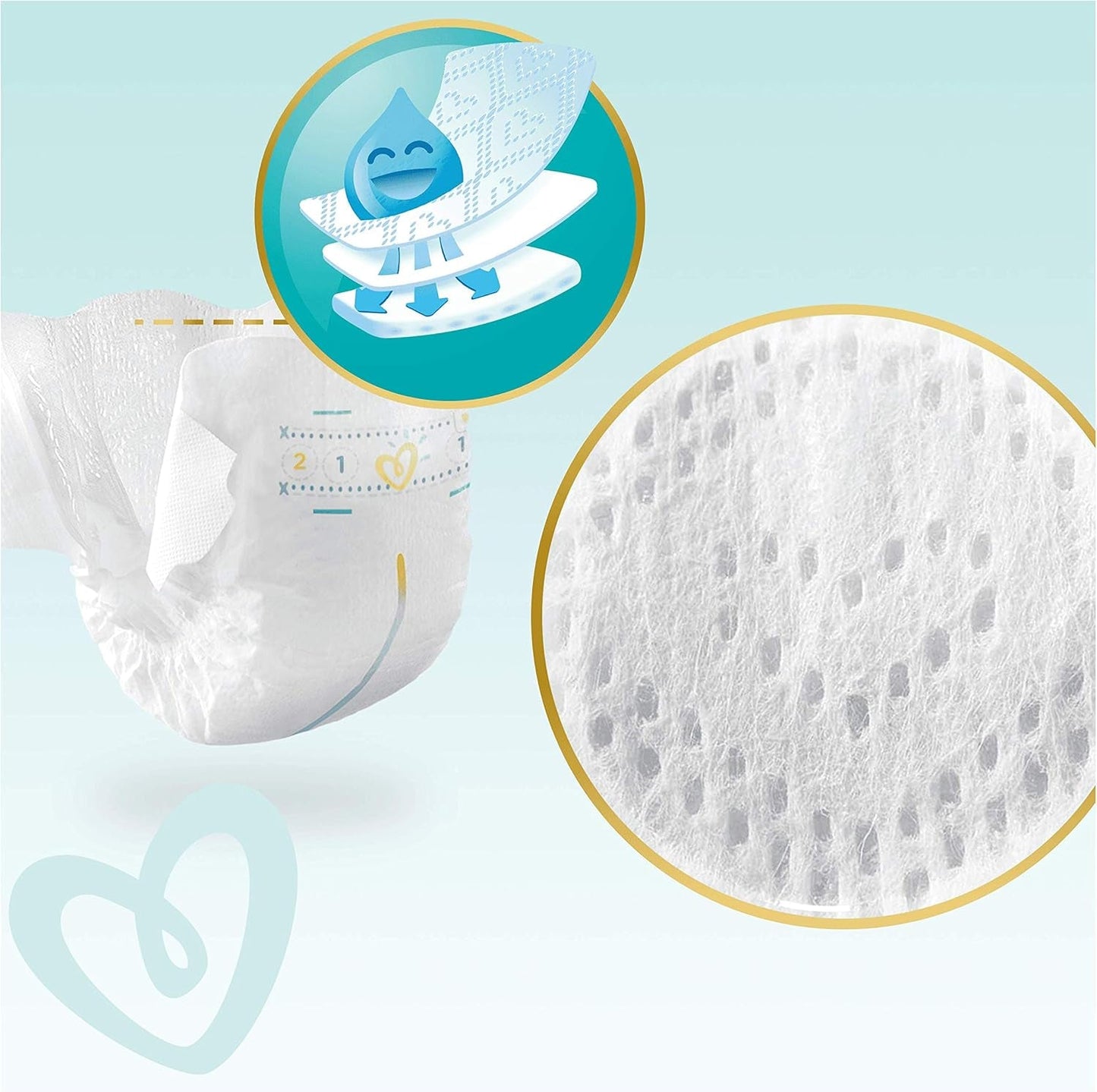 Pampers Premium Protection Pounds, maat: 0