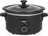 Tristar VS-3915 slowcooker, roestvrijstalen keramische pot met 2 warmtestanden en warmhoudfunctie, 3,5 L Slowcooker Naty Shop Manuelle Steuerung