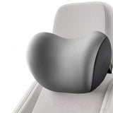 Auto-nekkussen Zacht auto-hoofdsteunkussen Auto-nekkussen Auto-hoofdsteunkussen Nekkussen Accessoirekussen Katoenen geheugenkussen Auto-accessoire hoofdsteunkussen Hoofdsteunkussen (zwart) Cervicale orthopedische kussens Naty Shop Grijs