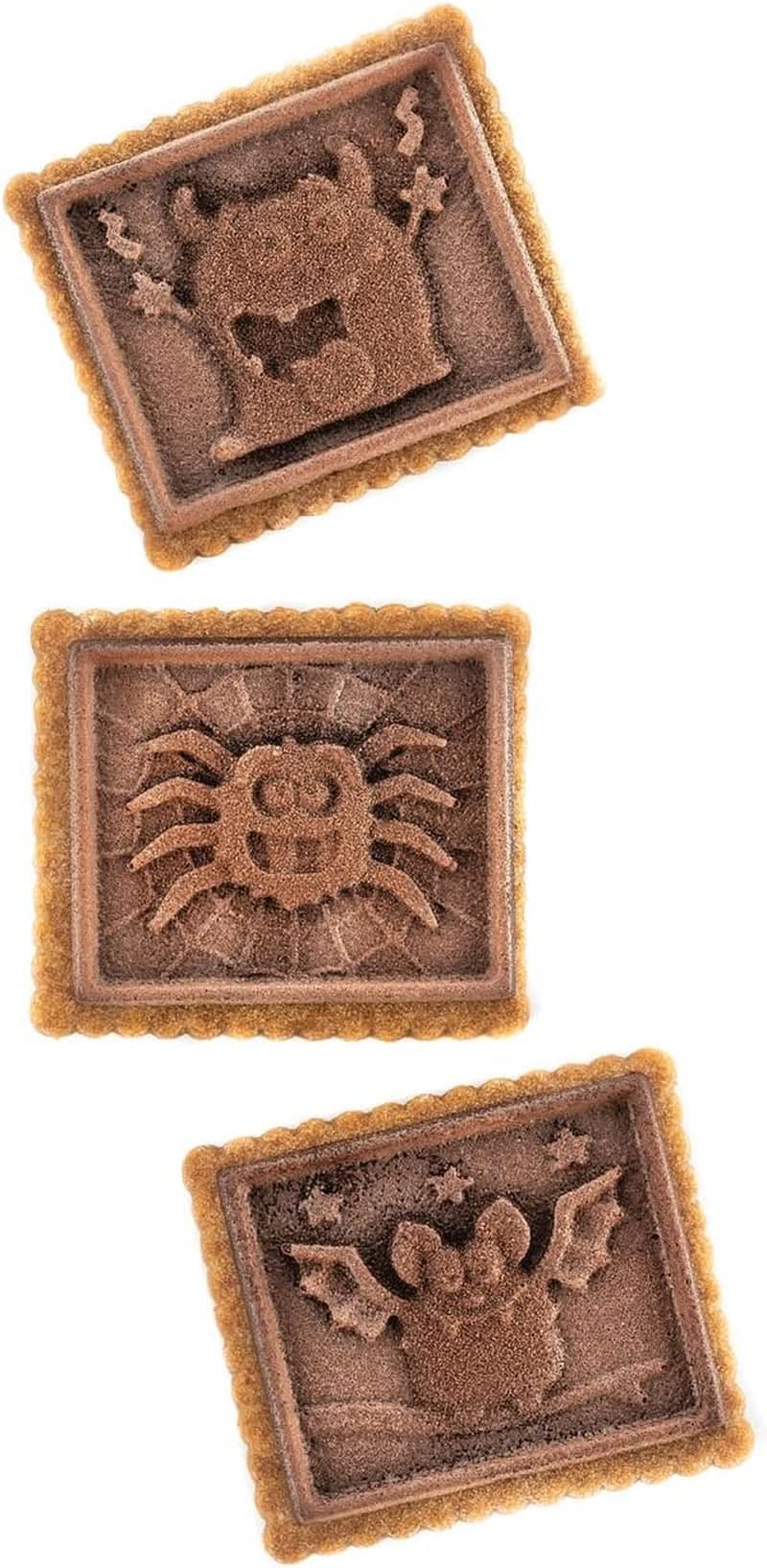 Silikomart 22.172.77.0165 CKC, 12 Chocolademonsters op Koekjes Keuken Naty Shop