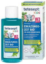 Tetesept Kids Cold Time Bath - kinderbadadditief voor het koude seizoen met 4 essentiële oliën, ontspanning en opwarming, 125 ml Naty Shop