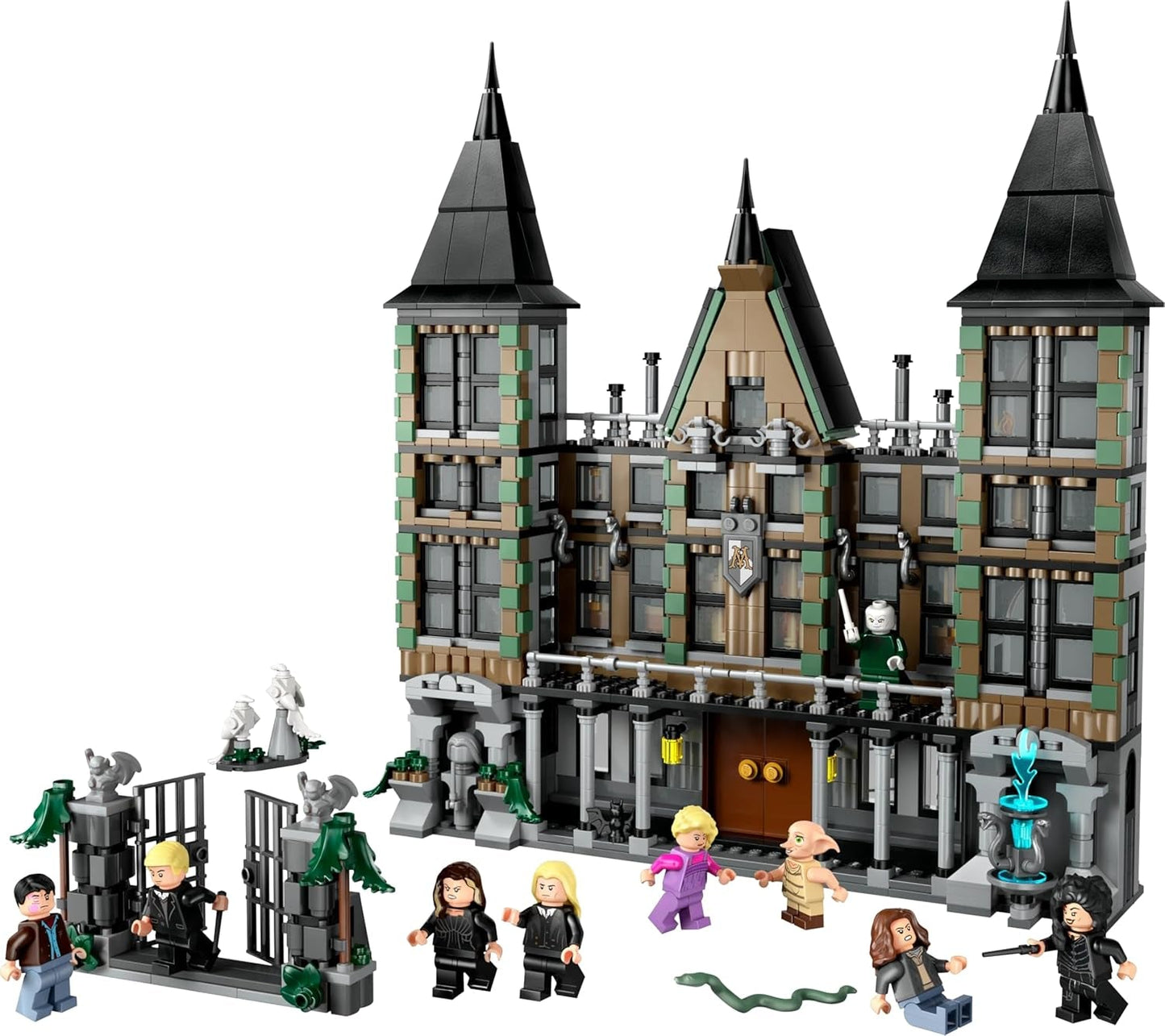 LEGO Harry Potter Malfoy Family Country Estate, fantastisch speelgoed om te verzamelen en tentoon te stellen, cadeau voor jongens, meisjes en fans van de tovenaarswereld, cadeau-idee met 9 minifiguren 76453 Bouwsets Besuche den LEGO-Store