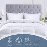 Utopia Bedding FBA_B01JPECQF8 Dubbel dekbed, wit, polyester, twin Dekbedden en quilts Naty Shop