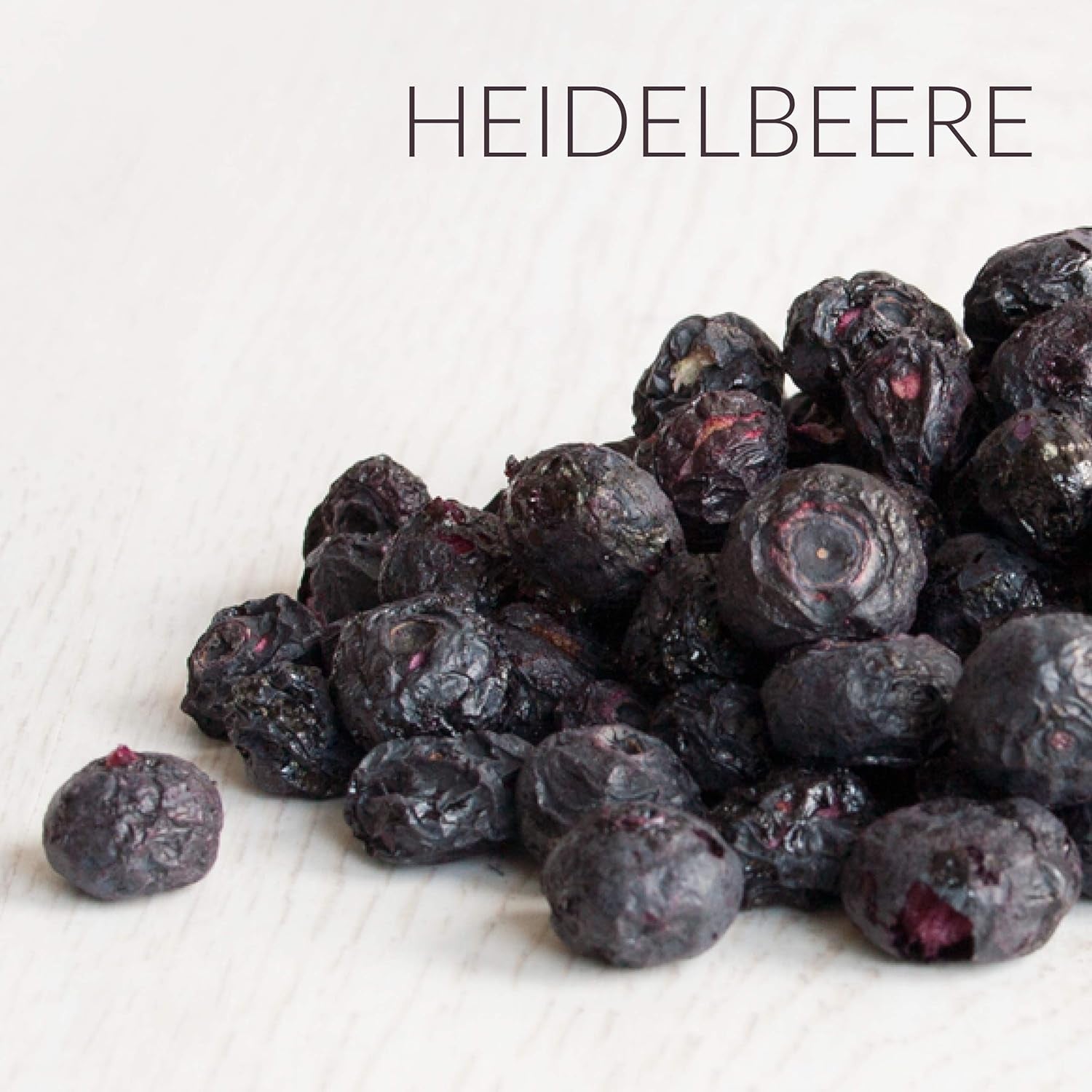 Gevriesdroogde bosbessen: 100g gedroogde gekweekte bosbessen voor smoothies, muesli, paptopping - gevriesdroogde bessen zonder toegevoegde suiker - NutriPur gevriesdroogde bosbessen Gedroogde producten Naty Shop