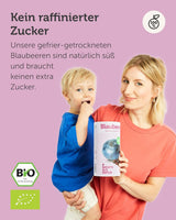 Gevriesdroogde biologische bosbessen BUAH® | Gevriesdroogde biologische bosbessen zonder toegevoegde suiker | 100% gevriesdroogd fruit (veganistisch, glutenvrij, lactosevrij) | Ideale snack (140g) Naty Shop gedehydrateerde producten