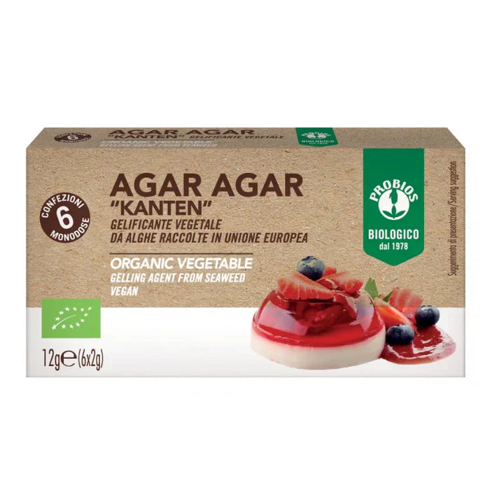 Probios Agar Gemalen agar 12g (6x2g), Eco Naty Shop