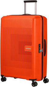 American Tourister Aerostep - Spinner L, Uitbreidbare koffer, 77 cm, 101,5/109 L, Oranje (feloranje) Bagage en reisbenodigdheden Naty Shop