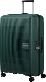 American Tourister Aerostep - Spinner L, uitbreidbare koffer, 77 cm, 101,5/109 l, oranje (fel oranje) Bagage en reisuitrusting Naty Shop groen (donker bos) L (77 cm - 101,5/109 L)