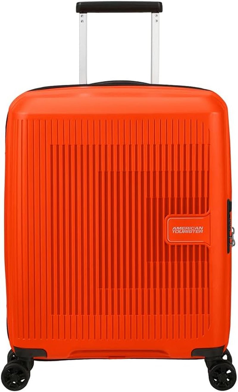 American Tourister Aerostep - Spinner L, uitbreidbare koffer, 77 cm, 101,5/109 l, oranje (feloranje) Bagage en reisuitrusting Naty Shop oranje (feloranje) S (55 cm - 36/40 l)