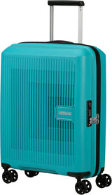 American Tourister Aerostep - Spinner L, uitbreidbare koffer, 77 cm, 101,5/109 l, oranje (feloranje) Bagage en reisuitrusting Naty Shop Turquoise (Tone Turquoise) S (55 cm - 36/40 L)