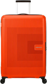 American Tourister Aerostep - Spinner L, uitbreidbare koffer, 77 cm, 101,5/109 l, oranje (feloranje) Bagage en reisuitrusting Naty Shop oranje (feloranje) L (77 cm - 101,5/109 l)