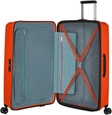 American Tourister Aerostep - Spinner L, Uitbreidbare koffer, 77 cm, 101,5/109 L, Oranje (feloranje) Bagage en reisbenodigdheden Naty Shop