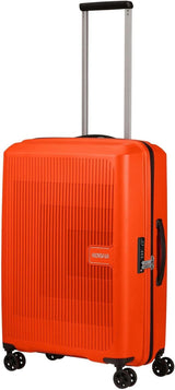 American Tourister Aerostep - Spinner L, uitbreidbare koffer, 77 cm, 101,5/109 l, oranje (feloranje) Bagage en reisuitrusting Naty Shop oranje (feloranje) M (67 cm - 66,5/72,5 l)