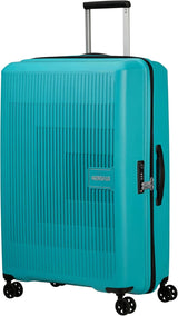 American Tourister Aerostep - Spinner L, uitbreidbare koffer, 77 cm, 101,5/109 l, oranje (feloranje) Bagage en reisuitrusting Naty Shop Turquoise (Tone Turquoise) L (77 cm - 101,5/109 L)