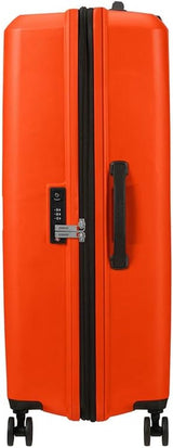 American Tourister Aerostep - Spinner L, Uitbreidbare koffer, 77 cm, 101,5/109 L, Oranje (feloranje) Bagage en reisbenodigdheden Naty Shop