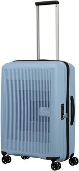 American Tourister Aerostep - Spinner L, uitbreidbare koffer, 77 cm, 101,5/109 l, oranje (feloranje) Bagage en reisuitrusting Naty Shop grijs (Soho grijs) M (67 cm - 66,5/72,5 l)
