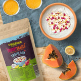 Mengsel van gevriesdroogd fruit "Tropic-Mix" 100g I Bosvruchten en gedroogd fruit I Mengsel van kokosnoot, drakenfruit, mango en ananas I NutriPur Gedroogde producten Naty Shop