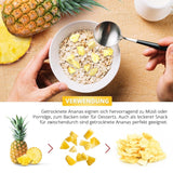 Gevriesdroogde ananas 250g, grote stukken, gevriesdroogd fruit in plakjes, ongezoet, fruitige ananasstukjes, gedroogde ananas Gedroogde producten Naty Shop