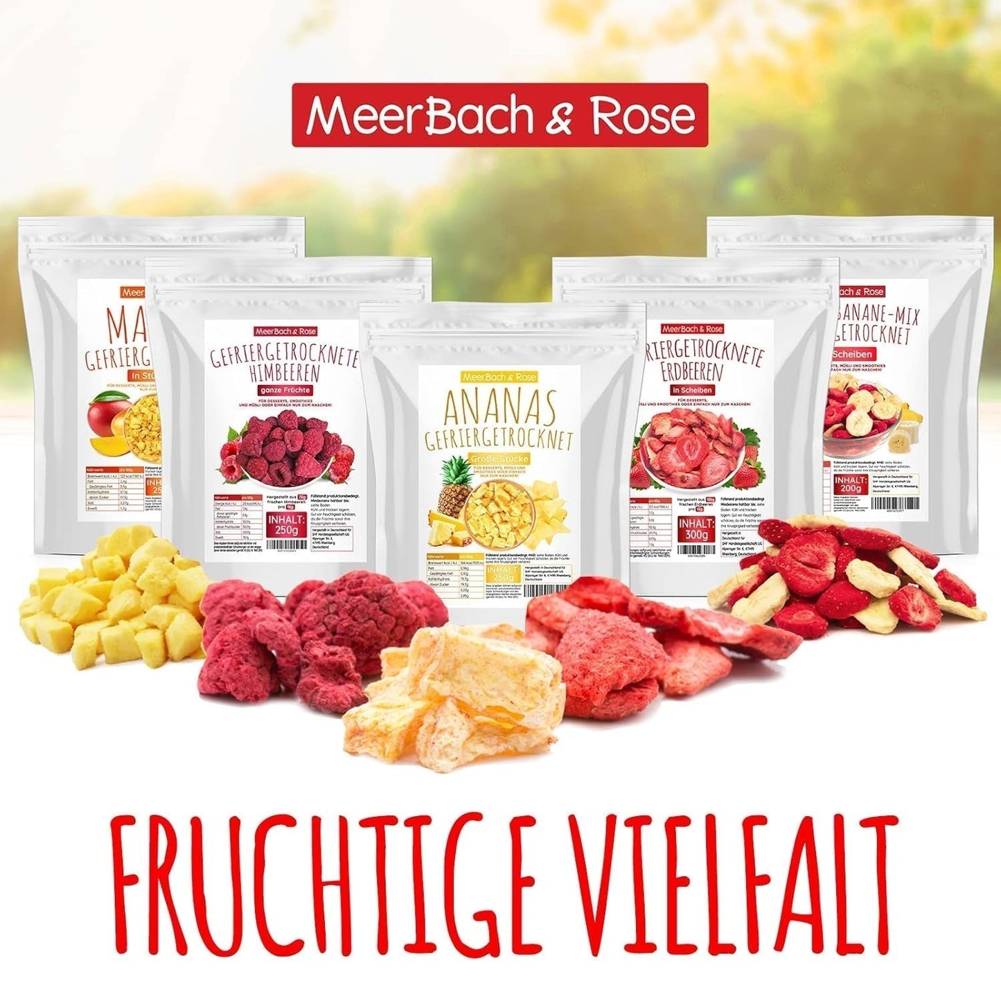 Gevriesdroogde ananas 250g, grote stukken, gevriesdroogd fruit in plakjes, ongezoet, fruitige ananasstukjes, gedroogde ananas Gedroogde producten Naty Shop