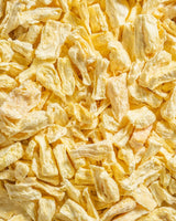Gevriesdroogde ananas BITS 100g grote stukken voor smoothie bowls, muesli, paptopping - gevriesdroogd fruit zonder toegevoegde suiker - gedroogde ananas - fruit van NutriPur Gedroogde producten Naty Shop