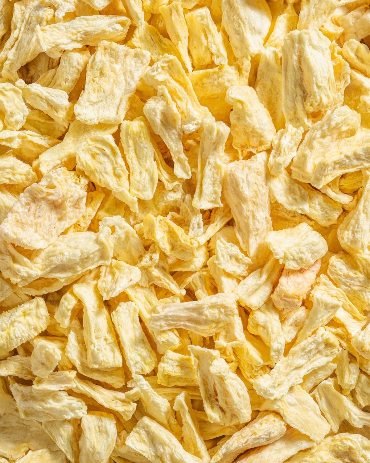 Gevriesdroogde ananas BITS 100g grote stukken voor smoothie bowls, muesli, paptopping - gevriesdroogd fruit zonder toegevoegde suiker - gedroogde ananas - fruit van NutriPur Gedroogde producten Naty Shop