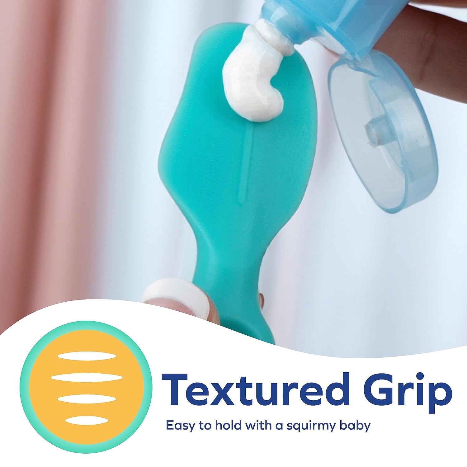 Nuby Luiercrème-applicator - Spatel voor uitslagcrème | inclusief reisetui | geschikt vanaf de geboorte Kinderen - Bad- en huidverzorging Naty Shop