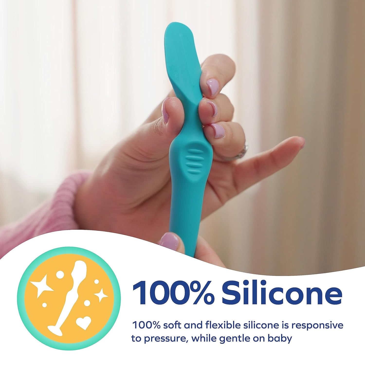 Nuby Luiercrème-applicator - Spatel voor uitslagcrème | inclusief reisetui | geschikt vanaf de geboorte Kinderen - Bad- en huidverzorging Naty Shop