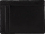 Armani Exchange herenlogo glad leer reisaccessoire kaarthouder hoes zwart Naty Shop herenportemonnee zwart S