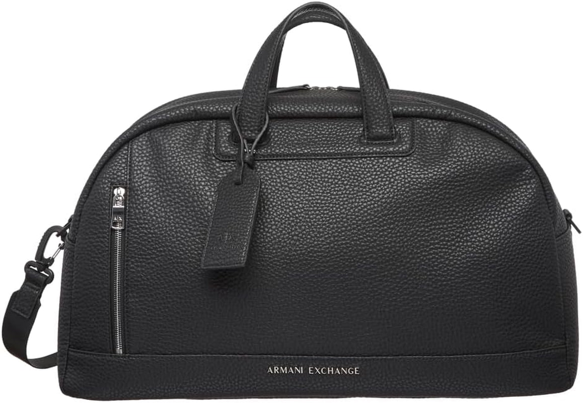 Armani Exchange Heren Pebble Armani Bag Reistas Zwart Bagage en reisuitrusting Naty Shop Standaardtitel
