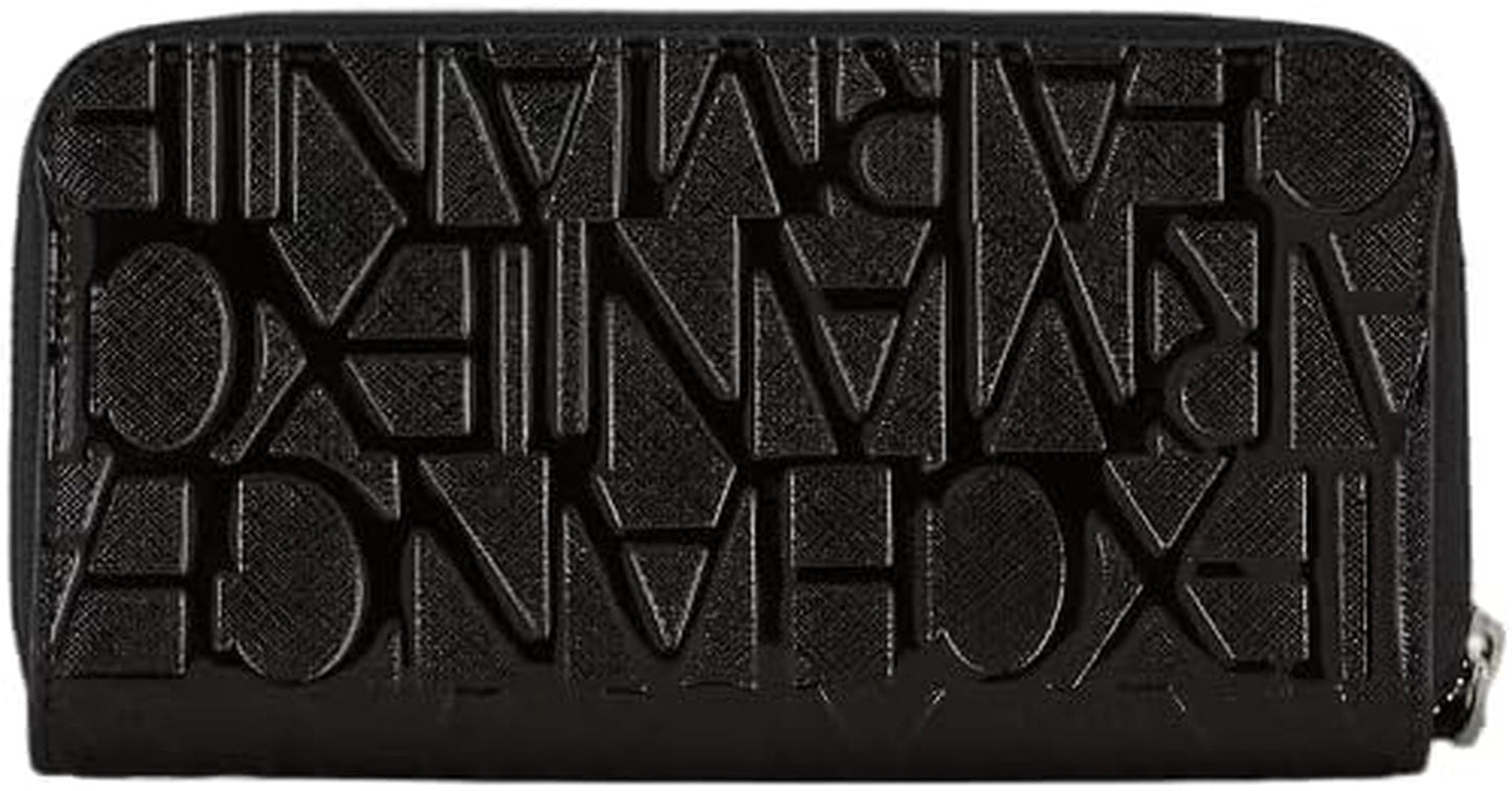 Armani Exchange damesarmband ronde ritssluiting damestassen Naty Shop Nero