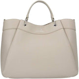 Armani Exchange Essential voor dames, Wave, zilver bedrukt logo Shopping L-tassen Dames Naty Shop Pisco