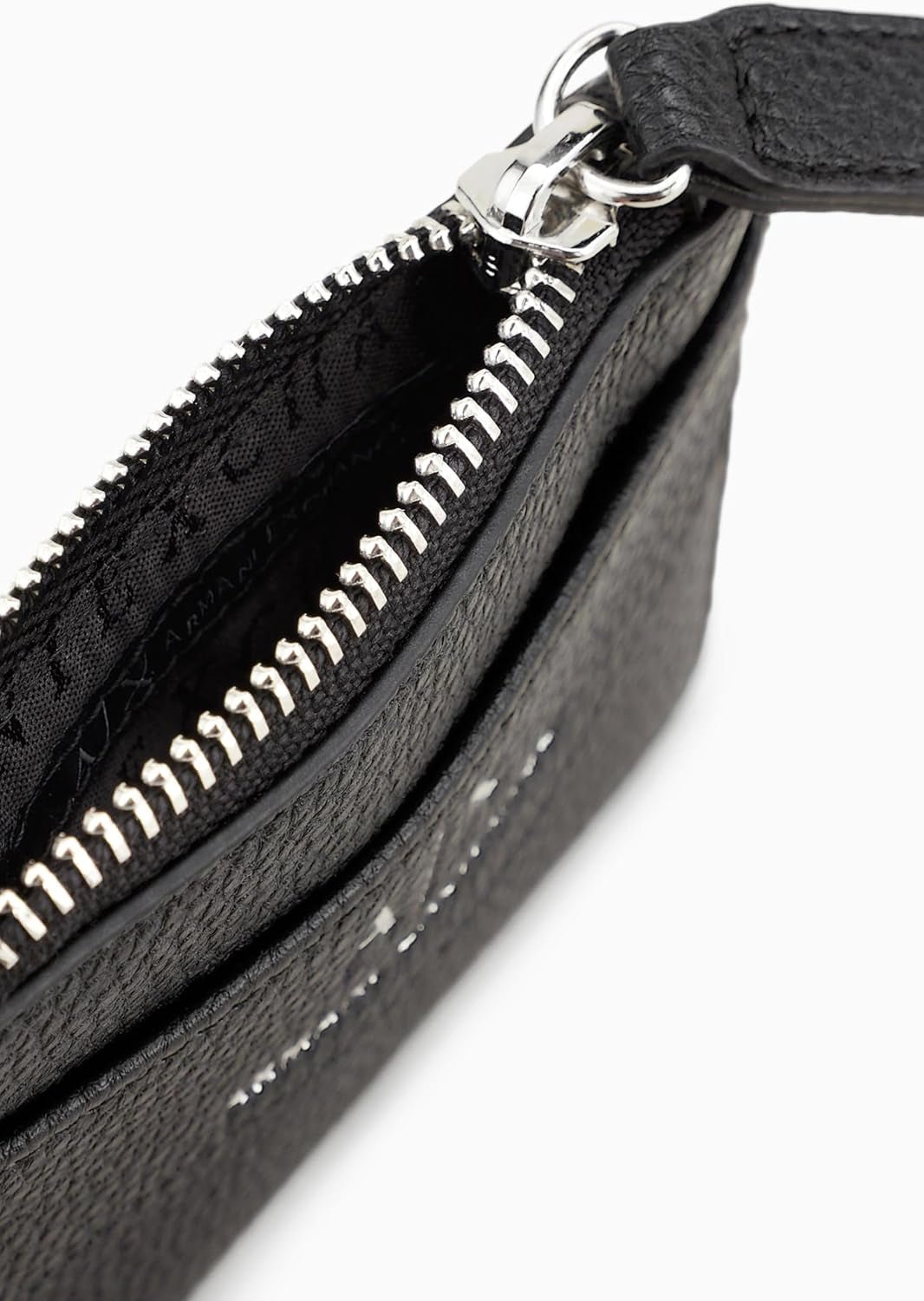 Armani Exchange kleine dames portemonnee met drukknopen, reisaccessoire-envelop kaarthouder, zwarte portemonnee dames Naty Shop