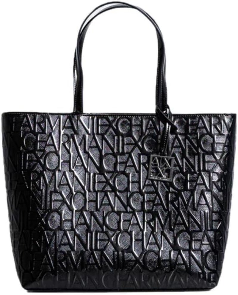 Armani Exchange schoudertas met handvatten Schoudertas Dames Tassen Naty Shop Nero