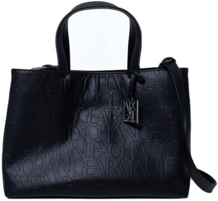 Armani Exchange Liz-Medium Open Shopping Schoudertas Damestassen Naty Shop Nero