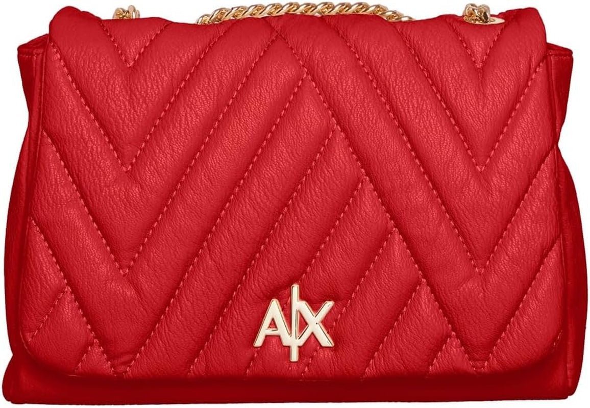 Armani Exchange Margareth Chain schouderbanden Soft Touch Crossbody Medium tassen dames Naty Shop Curse