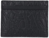 Armani Exchange Essential Ivan SLG voor heren, volledig logo, elegante en functionele creditcardhouder, Nero herenportemonnee Naty Shop Nero One Size Fits All