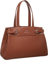 Armani Exchange Women's Essential, Milano 91, Double Bucke L Tote Bag Dames Naty Shop-tassen