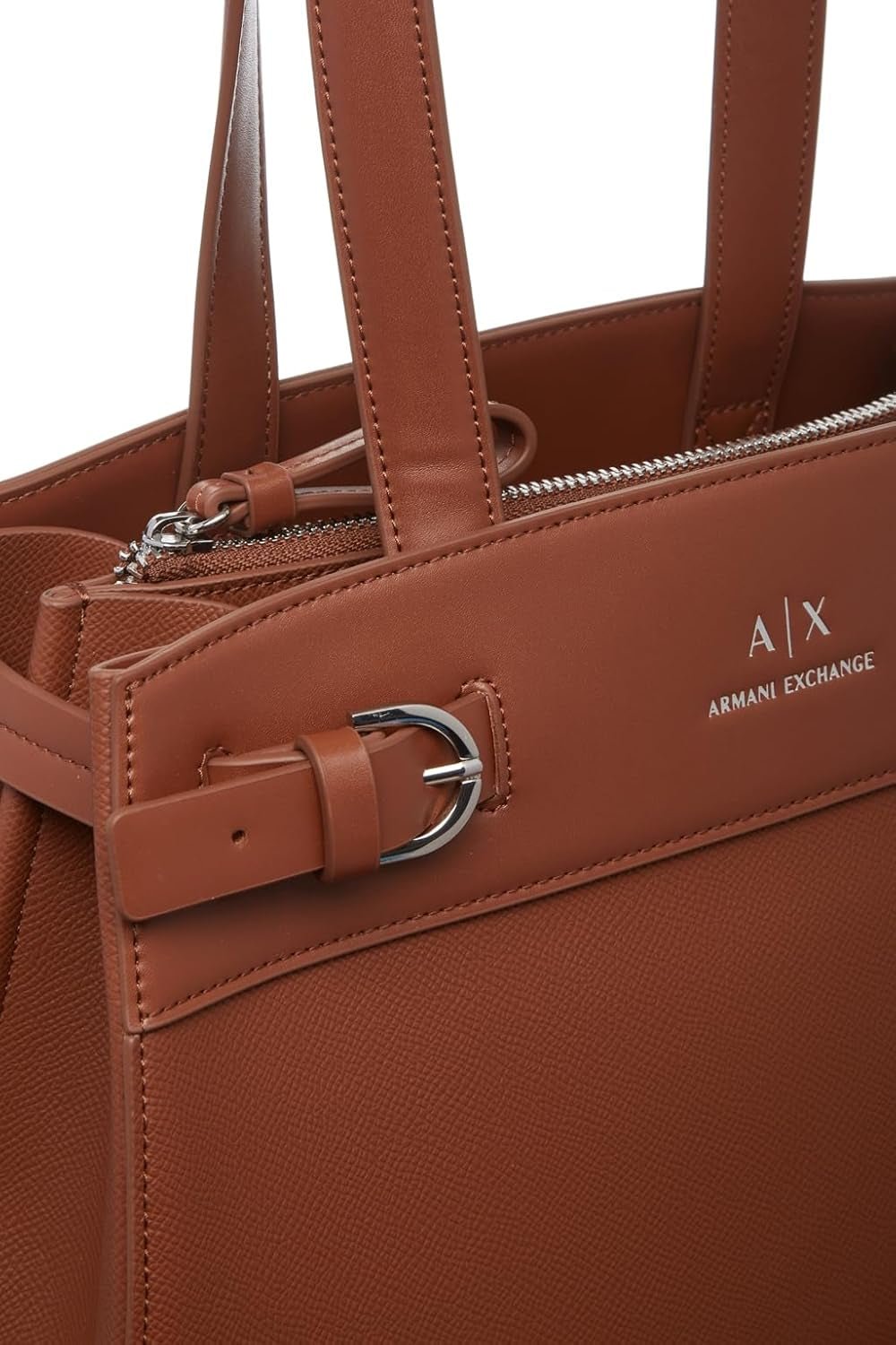 Armani Exchange Women's Essential, Milano 91, Double Bucke L Tote Bag Dames Naty Shop-tassen