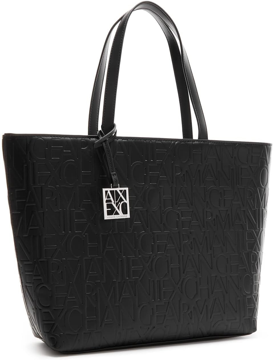 Armani Exchange Dames Liz - Open Medium Shopping-handtas, Nero Zwart, 28x11x40 cm (L x H D) EU Damestassen Naty Shop